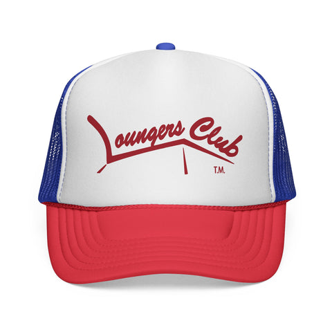 Trucker Caps - Loungers Club Your Hip Cool Fun Lifestyle Logo - The Loungers Club