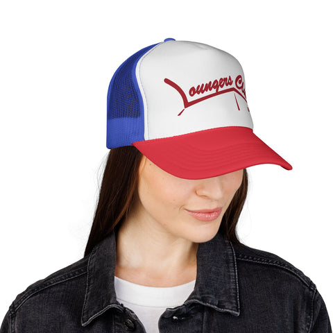 Trucker Caps - Loungers Club Your Hip Cool Fun Lifestyle Logo - The Loungers Club