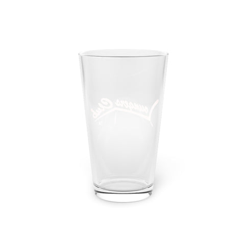 "Loungers Club 16oz Clear Glass Pint - American Made Lifestyle Beer Glass for Backyard BBQs & Home Bars" - The Loungers Club