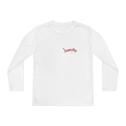 Long Sleeve Tee for Youth - Loungers Club Brand, Fishing Camping Park - The Loungers Club